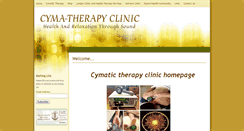 Desktop Screenshot of cyma-therapyclinic.co.uk